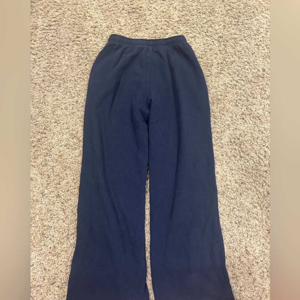 Navy Wideleg Brandy Melville Sweatpants. O/S.